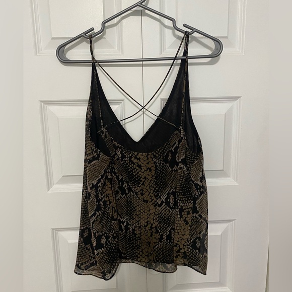 ZARA snakeskin print top - Picture 2 of 3